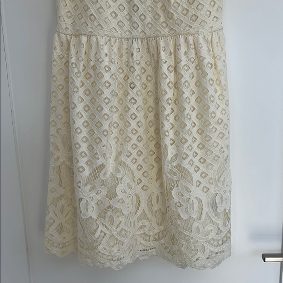 Xhilaration Cream Sleeveless Scoop Neck Mini Dress - Picture 4 of 6